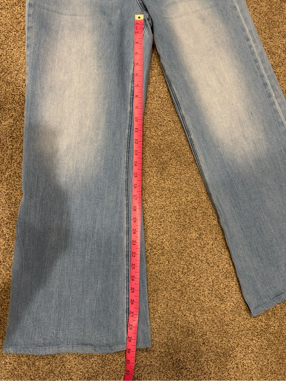 Vervet Light Wash Wide Leg Jeans - Picture 5 of 6